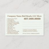 Visite Modèle de carte d'affaires Personnaliser photo (Dos)