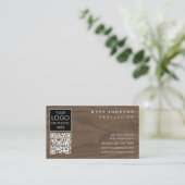 Visite Modèle de carte d'affaires Plain Blanc Générique (Debout devant)