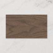 Visite Modèle de carte d'affaires Plain Blanc Générique (Dos)