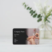 VISITE MODÈLE DE CARTE D'AFFAIRES POUR NAILS (Debout devant)