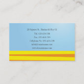 Visite Modèle de carte d'affaires Spa Beach Resort Hotel (Dos)