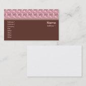 Visite Modèle de carte de ballet (Devant / Derrière)