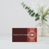 Visite Modèle de carte de logo d'entreprise (Debout devant)