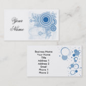 Visite Modèle de carte de profil de concepteur (Devant / Derrière)