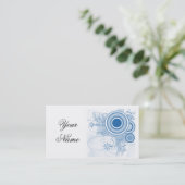 Visite Modèle de carte de profil de concepteur (Debout devant)