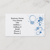 Visite Modèle de carte de profil de concepteur (Dos)