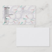 Visite Modèle de carte de profil - golf (Devant / Derrière)
