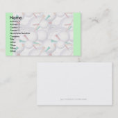 Visite Modèle de carte de profil - golf (Devant / Derrière)