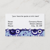 VISITE MODÈLE DE CARTE DE PROFIL OU D'ENTREPRISE RETRO DE (Dos)