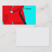 Visite Modèle de carte de profil - rouleau de peinture (Devant / Derrière)
