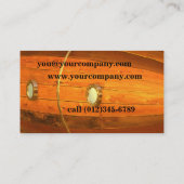 Visite modèle de carte de profil sous-marin (Dos)