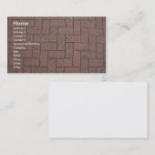 Visite Modèle de carte de profil - texture de machines à (Devant / Derrière)