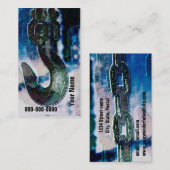 Visite modèle de carte d'entreprise de construction (Devant / Derrière)