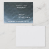 Visite Modèle de carte Métallo Waves (Devant / Derrière)