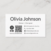 Visite Modèle de carte professionnelle (Devant)