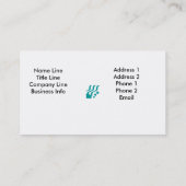 Visite Modèle de carte professionnelle (Dos)