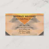 Visite Modèle de carte professionnelle (Dos)