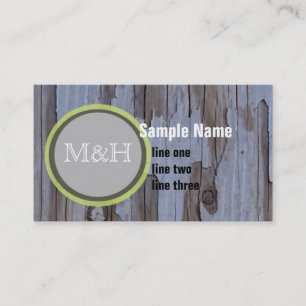 Visite modèle de carte professionnelle bois patiné photo