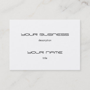 Visite Modèle de carte professionnelle Chubby Premium bl