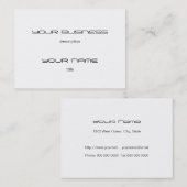 Visite Modèle de carte professionnelle Chubby Premium bla (Devant / Derrière)
