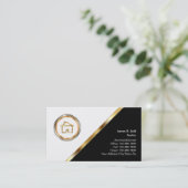 Visite Modèle de carte professionnelle Classy Realtor (Debout devant)