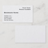 Visite Modèle de carte professionnelle (finition perle) (Devant / Derrière)