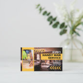 Visite Modèle de carte professionnelle Handman (Debout devant)