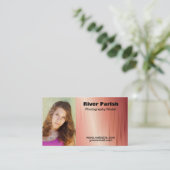 Visite Modèle de carte professionnelle Headshot (Debout devant)