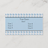 Visite Modèle de carte professionnelle rétroactive (Dos)