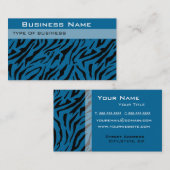 Visite Modèle de carte professionnelle Tiger Print (Devant / Derrière)