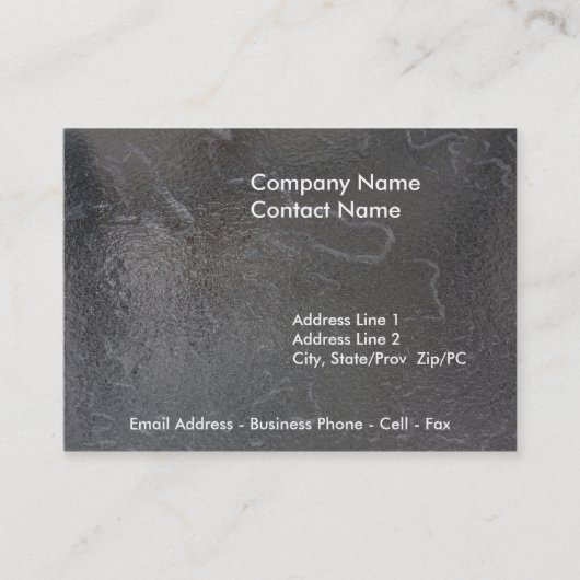 Visite Modèle de carte Wet Frosted Glass (Devant)