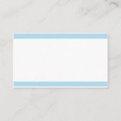 Visite Modèle de la carte d'alerte du restaurant d'allerg (Dos)