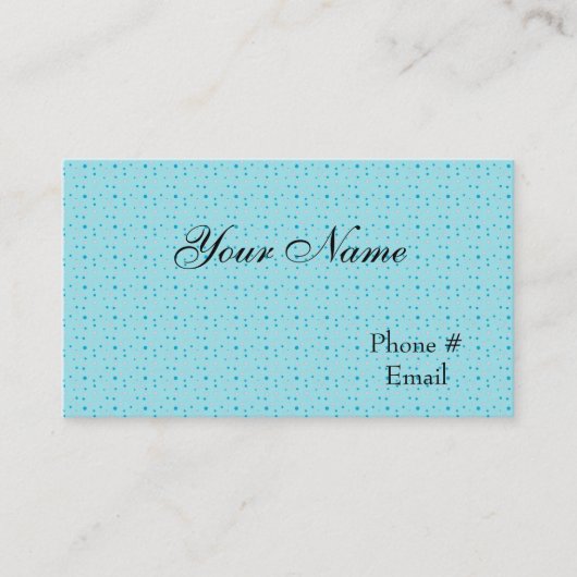 Visite Modèle de la carte profil bleue Designer (Devant)