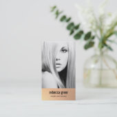 Visite Modèle de Parties scintillant d'or subtil et carte (Debout devant)