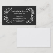 Visite Modèle fleuri élégant de conception de carte de (Devant / Derrière)