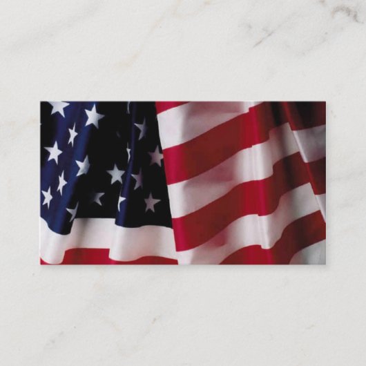 Visite Modèle patriotique de carte de profil (Devant)