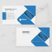 Visite modèle professionnel de conceptions de carte de (Devant / Derrière)