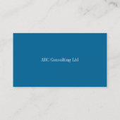Visite Modèle professionnel simple et simple de carte de (Dos)