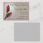 Visite Modèle rose de carte de roses (Devant / Derrière)