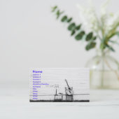 Visite Modèle seul de carte d'industrie musicale de (Debout devant)