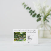 Visite Modèle tranquille de carte de FeatureBusiness de (Debout devant)