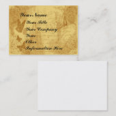 Visite Modèle victorien de carte de profil d'affaires de (Devant / Derrière)