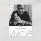 Visite Moderne | Élégant | Conservation | Carte de prière (Devant)