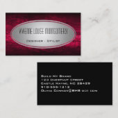 Visite Moderne Fuscia Professional Designer Carte de visi (Devant / Derrière)