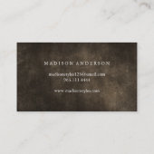Visite Moderne Simple élégante typographie Carte de fidél (Dos)