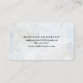 Visite Moderne Simple élégante typographie Carte de fidél (Dos)
