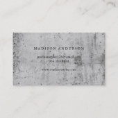Visite Moderne Simple élégante typographie Carte de fidél (Dos)