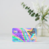 Visite Monarch Holographe Merci Carte de crédit moderne (Debout devant)