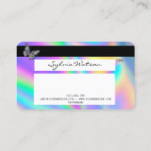 Visite Monarch Holographe Merci Carte de crédit moderne (Dos)