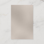 Visite Monogram Browny Beige Black Manager Carte de visit (Dos)